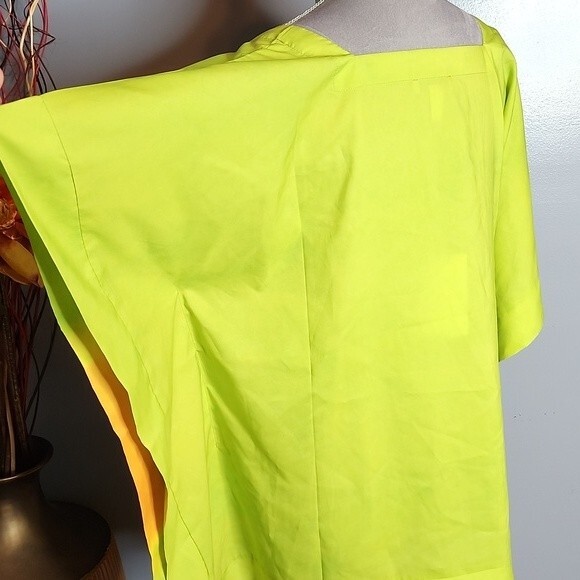 H by Halston Dip Dye Lime Punch Top Size M/L NWT - Picture 8 of 16